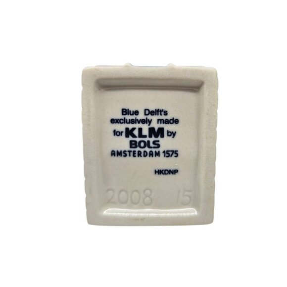 KLM Blue Delft House #15 Bols Empty KLM Airlines Holland Dutch Aviation - Picture 7 of 8